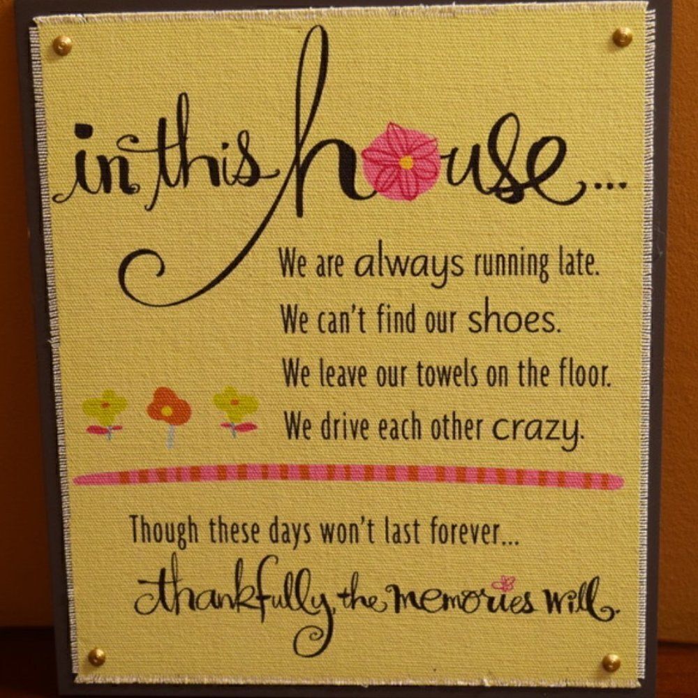 In This House Sign